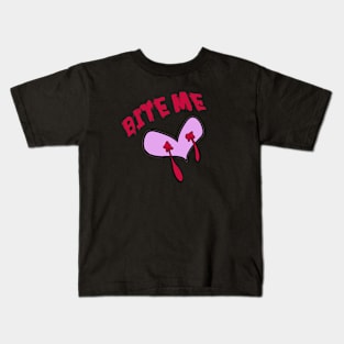 Bite Me (Vampire Love) Kids T-Shirt